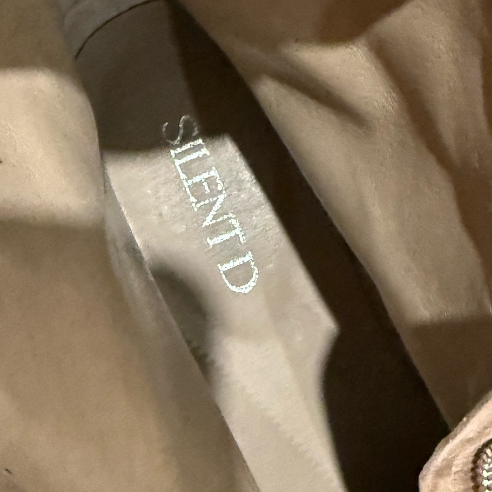 Silent D Nilly platform suede boots in taupe, size 6.5 - Picture 13 of 15
